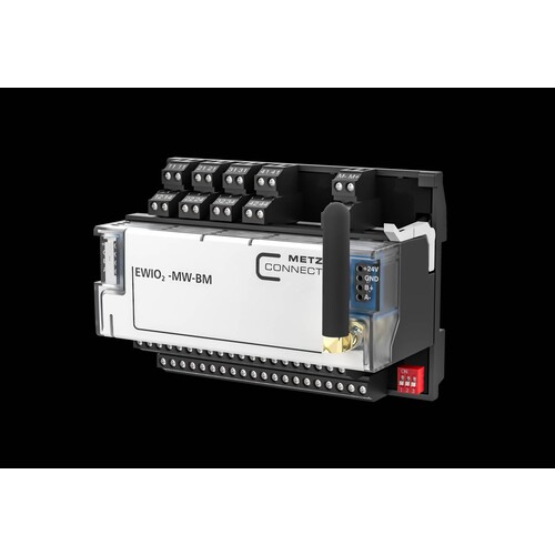 110934 Metz Connect EWIO2-MW-BM M-Bus / WLAN / BACnet / Modbus Produktbild