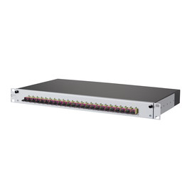 1502675G24-E Metz Connect OpDAT slide Patchfeld splice 24xE2000-Simplex OM4 Produktbild front M