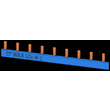 5ST3787-0 Siemens Stiftsa.schiene kompakt, 10mm2 N (Farbe blau) LS 1/N 1  Produktbild