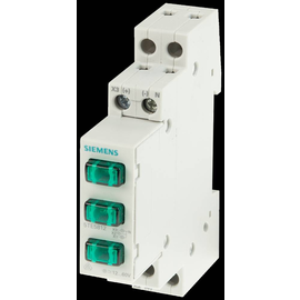 5TE5812 Siemens Leucht-/Phasenmelder 3x LED, 12-60 V, grün Produktbild front M