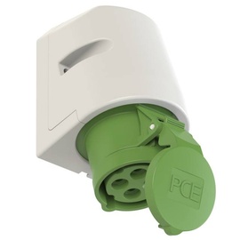 114-2 PC-Electric CEE-Wandsteckdose 16A 4p 2h IP44 Produktbild front M