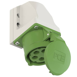 115-2k PC-Electric CEE-Wandsteckdose (kompakt) 16A 5p 2h IP44 Produktbild front M