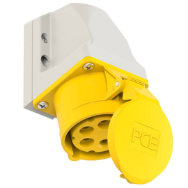 115-4k PC-Electric CEE-Wandsteckdose (kompakt) 16A 5p 4h IP44 Produktbild front M