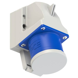 525-9d PC-Electric CEE-Wandgerätestecker 32A 5p 9h IP44 mit Deckel Produktbild front M