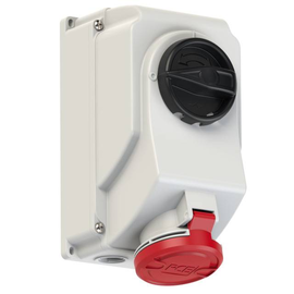 7523-9 PC-Electric CEE-Steckdose abschaltbar 32A 3p 9h IP44/IP54 Produktbild front M