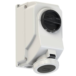 75242-7 PC-Electric CEE-Steckdose abschaltbar 32A 4p 7h IP66/IP67 Produktbild front M