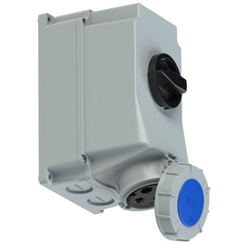 75332-6 PC-Electric CEE-Steckdose abschaltbar 63A 3p 6h IP66/IP67 Produktbild front M