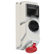 7824-6 PC-Electric CEE-Steckdose abschaltbar DIN 32A 4p 6h IP44/IP54 Produktbild