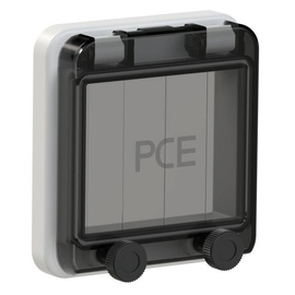 900604 PC-Electric Klappfenster 4TE IP66/IP67 (hellgrau) Produktbild