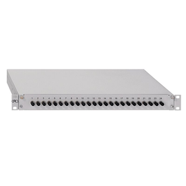 228031106 Rutenbeck Spleissbox, ausziehbar, 19/1HE, 6xST, OM4, Metall Produktbild front M