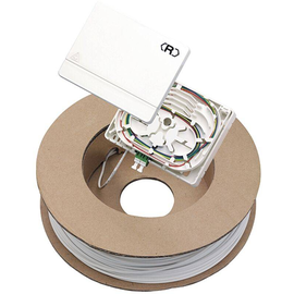228111430 Rutenbeck FTTH-Anschlussset, mit Wanddose, Aufputz, mit 2xLC-D-Kuppl Produktbild