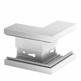 6133271 Obo BRA AE70110 EL Außeneck SIGNA STYLE 70x110 eloxiert 70x110x155 Produktbild front M