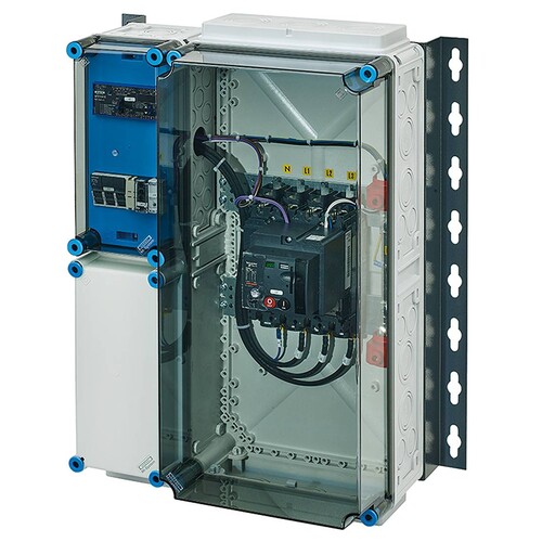 13370000 Hensel Mi AE 3234 PV Freischaltstelle 4pol, LS, 100kVA für 5 Produktbild Front View L