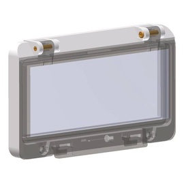 92000754 Bals Betätigungsklappe 12 Module (58019) RAL7035 IP44 ohne Berühr Produktbild front M