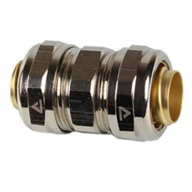 92095564 Anamet Schlauchverbinder für SL/SLI 3/8 Messing vernickelt, gerade, Produktbild front M