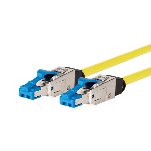 13084H0577-E Metz Connect Patchkabel 40G AWG 26 0,5 m gelb Produktbild