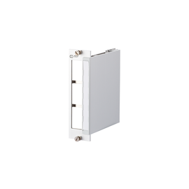 130B10E2-E Metz Connect Modulträger 3HE, 7 TE 6 Port, Aluminium, unbestückt Produktbild front M
