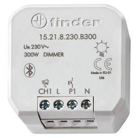15.21.8.230.B300 Finder Bluetooth Dimmer (YESLY-Dimmaktor), 1 Ausgang, 230 V AC Produktbild front M