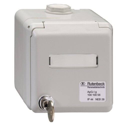13910556 Rutenbeck Aufputzgehäuse für Industrieeinsatz, IP 44, zur Aufnahme v Produktbild Front View L
