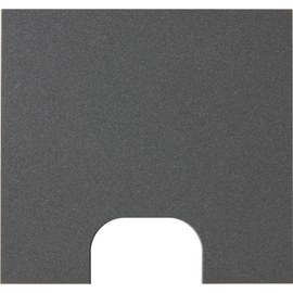 824410 Gira Deckel Ltg.einf. Beweg.m. Cube Wächter Anthrazit Produktbild front M