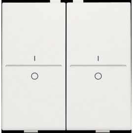 101-00008 Niko Zweifache Taste mit Aufdruck ¿I¿ und ¿0¿ für drahtlosen Sch Produktbild front M