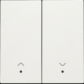 101-32006 Niko Abdeckung mit Linse für elektronischen Doppel Rollladenschalter Produktbild front M