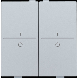 121-00008 Niko Zweifache Taste mit Aufdruck ¿I¿ und ¿0¿ für drahtlosen Sch Produktbild front M
