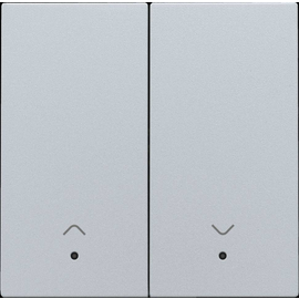 121-32006 Niko Abdeckung mit Linse für elektronischen Doppel Rollladenschalter Produktbild front M