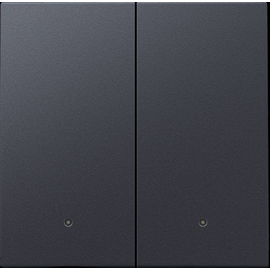 122-32004 Niko Abdeckung mit Linse für elektronischen Doppelschalter oder Tast Produktbild front M