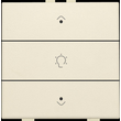 100-52043 Niko Einfach Dimmersteuerung für Niko Home Control mit LEDs, cream Produktbild front S