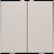 102-51002 Niko Zweifach Taster für Niko Home Control, light grey Produktbild front S