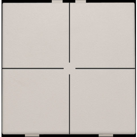 102-51004 Niko 4 fach Taster für Niko Home Control, light grey Produktbild front M