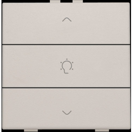 102-51043 Niko Einfach Dimmersteuerung für Niko Home Control, light grey Produktbild front M