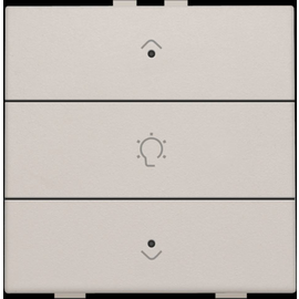 102-52043 Niko Einfach Dimmersteuerung für Niko Home Control mit LEDs, light g Produktbild front M