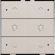 102-52046 Niko Doppel Dimmersteuerung mit LED für Niko Home Control, light gr Produktbild front S