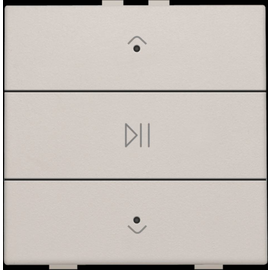 102-52073 Niko Einfach Audiosteuerung mit LEDs für Niko Home Control, light g Produktbild front M