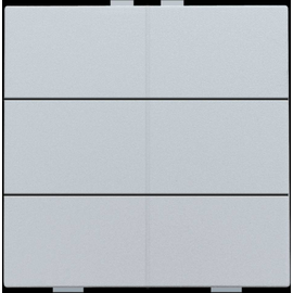 121-51006 Niko 6 fach Taster für Niko Home Control, sterling coated Produktbild front M