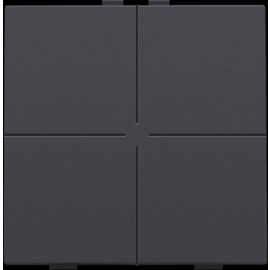 122-51004 Niko 4 fach Taster für Niko Home Control, anthracite coated Produktbild front M