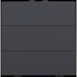 122-51006 Niko 6 fach Taster für Niko Home Control, anthracite coated Produktbild front M