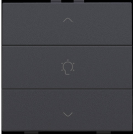 122-51043 Niko Einfach Dimmersteuerung für Niko Home Control, anthracite coated Produktbild front M