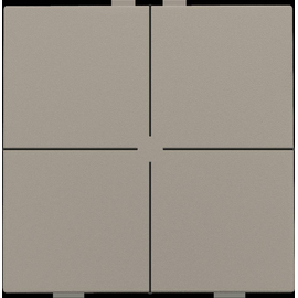 123-51004 Niko 4 fach Taster für Niko Home Control, bronze coated Produktbild front M