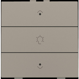 123-52043 Niko Einfach Dimmersteuerung für Niko Home Control mit LEDs, bronze Produktbild front M