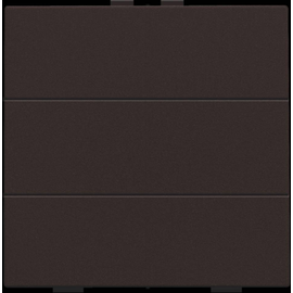 124-51006 Niko 6 fach Taster für Niko Home Control, dark brown coated Produktbild front M
