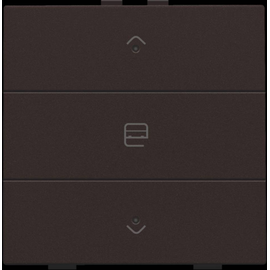 124-52033 Niko Einfach Motoransteuerung für Niko Home Control, dark brown coated Produktbild front M