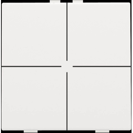 154-51004 Niko 4 fach Taster für Niko Home Control, white coated Produktbild front M
