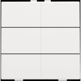 154-51006 Niko 6 fach Taster für Niko Home Control, white coated Produktbild front M