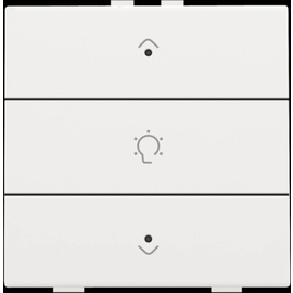 154-52043 Niko Einfach Dimmersteuerung für Niko Home Control mit LEDs, white c Produktbild front M