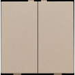 157-51002 Niko Zweifach Taster für Niko Home Control, champagne coated Produktbild front S