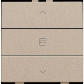 157-51033 Niko Einfach Motorsteuertaster für Niko Home Control, champagne coated Produktbild front M