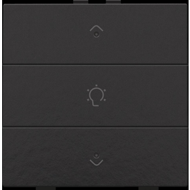 200-52043 Niko Einfach Dimmersteuerung für Niko Home Control mit LEDs, piano b Produktbild front M